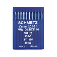 SCHMETZ sewing machine needles CANU 20:05,134R,SY 1955,DPx5,135x5 SIZE 100/16